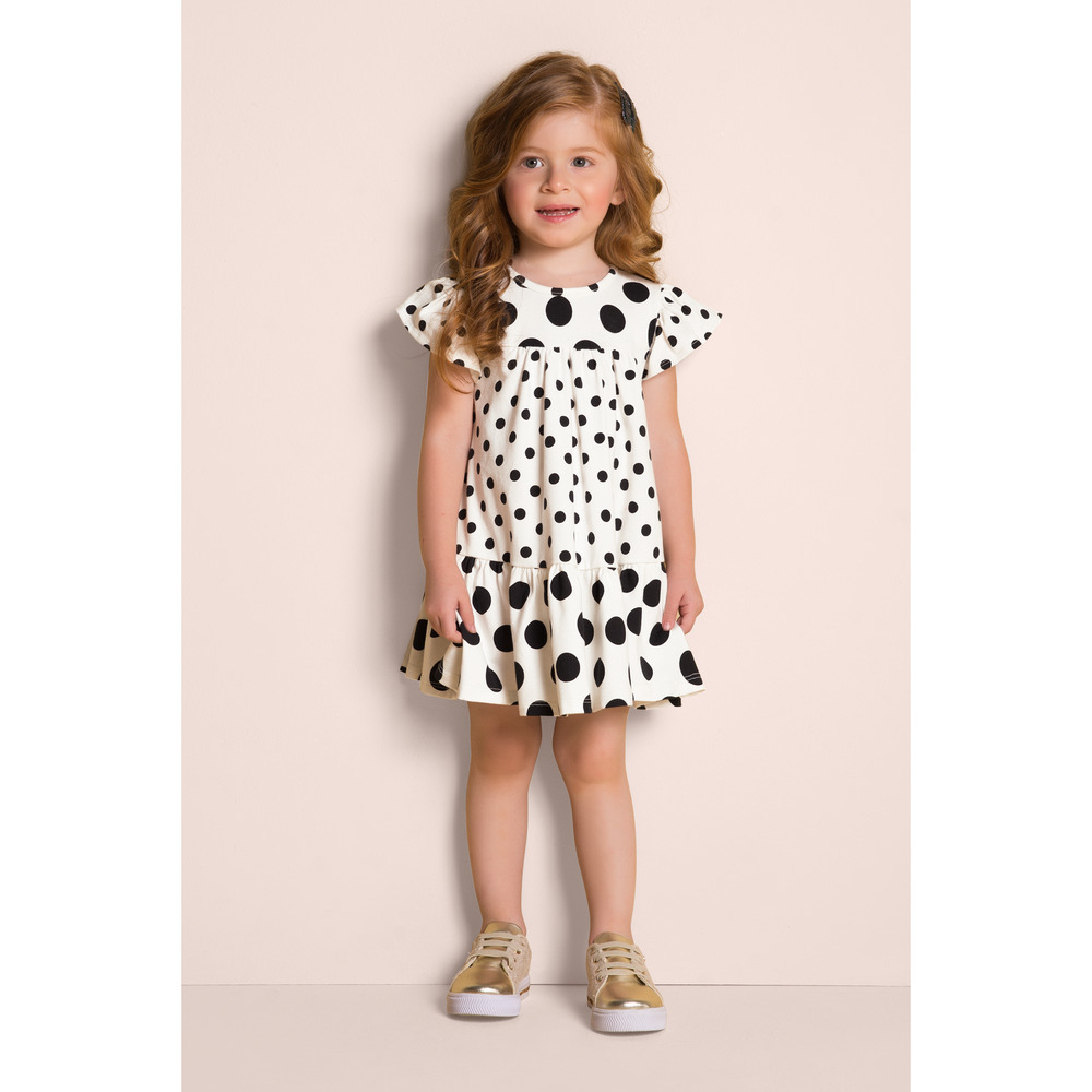 Black & White  Polkadot Dress Size 3